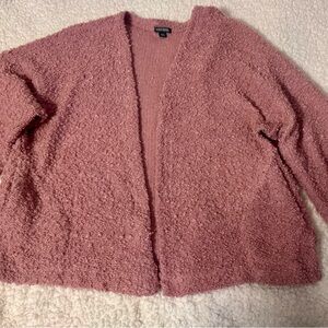 Wild Fable Pink Bouclé Cardigan